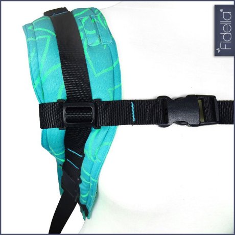 Fidella Onbuhimo back carrier - Amors Love Arrows green