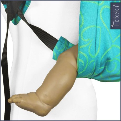 Fidella Onbuhimo back carrier - Amors Love Arrows green