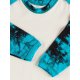 DuoMamas childern bodysuit - long sleeves - turquoise sleeves