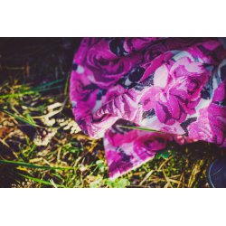 Pellicano WrapMania Pink Roses Linen - for rent