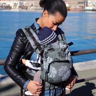 BabyMonkey ergonomic carrier Regolo Rainforest Rosemary