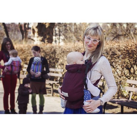 Storchenwiege babycarrier Bordeaux