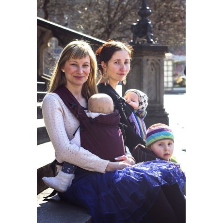 Storchenwiege babycarrier Bordeaux