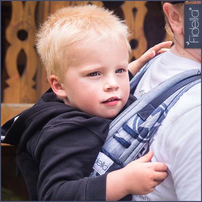 Fidella Fusion babycarrier with buckles -Outer space blue