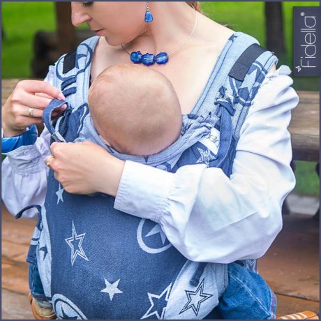 Fidella Fusion babycarrier with buckles -Outer space blue
