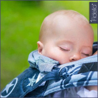 Fidella Fusion babycarrier with buckles -Outer space blue