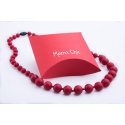 Silicone beads Mama Chic - Crimson