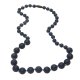 Silicone beads Mama Chic - Navy blue