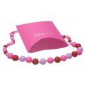 Silicone beads Mama Chic - Pink-lila-red