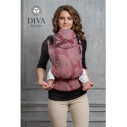 Diva Milano babycarrier with buckles - Diva Essenza - Berry