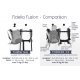 Fidella Fusion 2.0 ergonomické nosítko s přezkami - Iced Butterfly - smoke