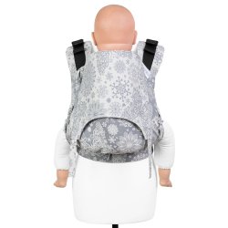 Fidella Fusion 2.0 babycarrier with buckles - Iced Butterfly - smoke