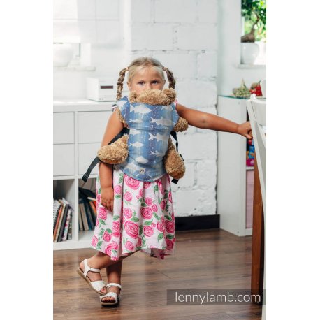 LennyLamb dětské nosítko pro panenky Fish'ka Big Blue