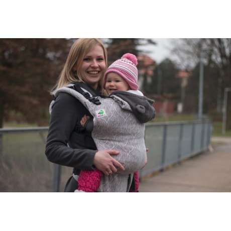 MoniLu ergonomické nosítko UNI (Rostoucí) SL Grey