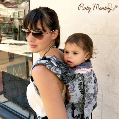 BabyMonkey Drool Pads - Rainforest - Rosemary Reverse