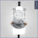 Fidella Fusion babycarrier with buckles -Iced Butterfly smoke