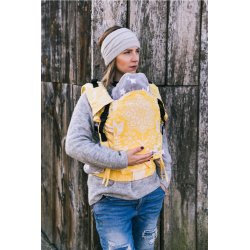 Lenka ergonomical babycarrier - 4ever - Folk - Yellow - for rent