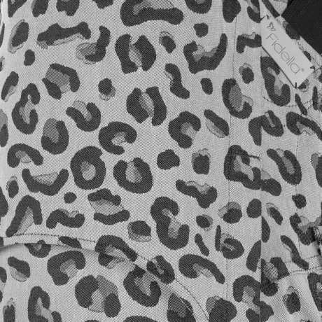 Fidella Fusion babycarrier with buckles - Leopard silver