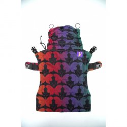 Yaro Flex Backpanel Butterflies Contra Black Rainbow Confetti