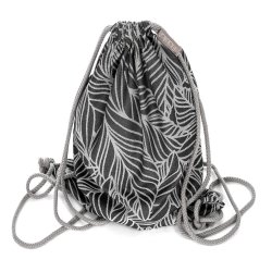 Fidella Sling Bag Dancing Leaves - black & white