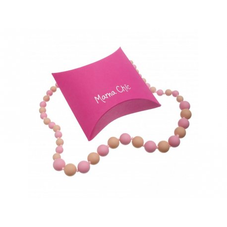 Silicone beads Mama Chic - rose