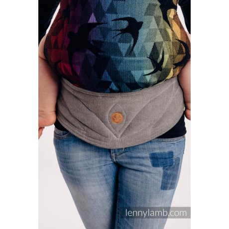 LennyLamb LennyGo ergonomické nosítko Choice - Swallows Rainbow Dark
