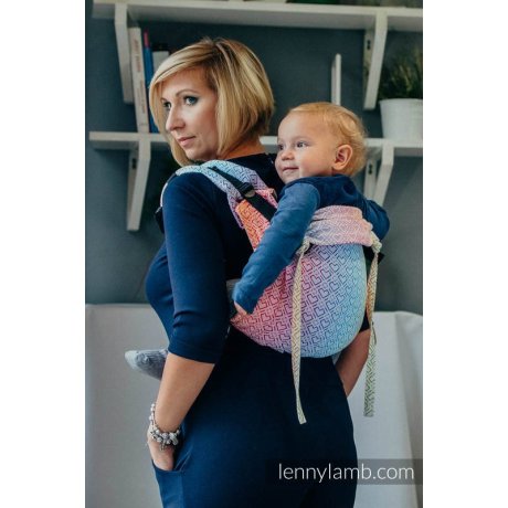 LennyLamb Onbuhimo back carrier - Big Love - Rainbow