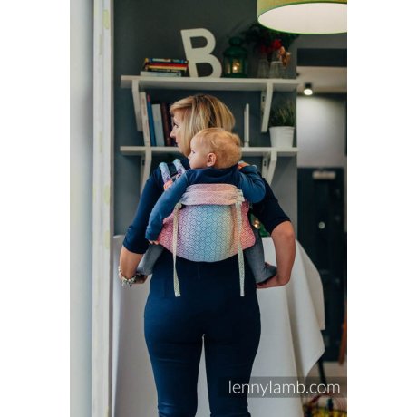 LennyLamb Onbuhimo back carrier - Big Love - Rainbow
