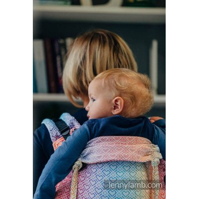 LennyLamb Onbuhimo back carrier - Big Love - Rainbow