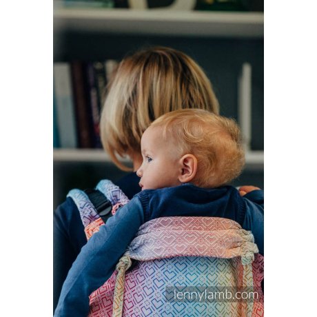 LennyLamb Onbuhimo back carrier - Big Love - Rainbow