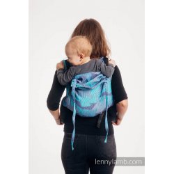 LennyLamb Onbuhimo back carrier - Prism - Blue Ray