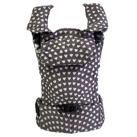 MoniLu ergonomic babycarrier UNI START Peacock Ocean