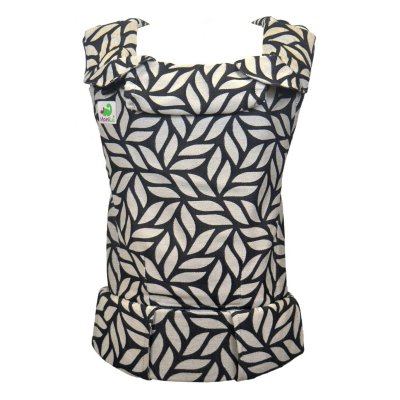 MoniLu ergonomic babycarrier UNI (Adjustable) Leaves Coal