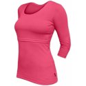 Jozanek Breastfeeding T-shirt Catherine 3/4 sleeves - salmon pink