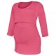 Jozanek Breastfeeding T-shirt Catherine 3/4 sleeves - salmon pink