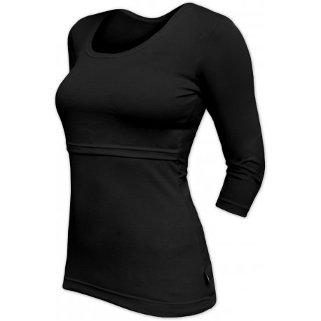 Jozanek Breastfeeding T-shirt Catherine 3/4 sleeves - black