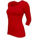 Jozanek Breastfeeding T-shirt Catherine 3/4 sleeves - red