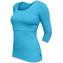 Jozanek Breastfeeding T-shirt Catherine 3/4 sleeves - turquoise