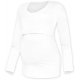 Jozanek Breastfeeding T-shirt Catherine long sleeved - white