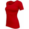 Jozanek Breastfeeding T-shirt Catherine short sleeved - red