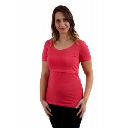Jozanek Breastfeeding T-shirt Catherine short sleeved - salmon rose