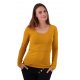 Jozanek Breastfeeding T-shirt Catherine long sleeved - mustard
