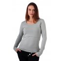 Jozanek Breastfeeding T-shirt Catherine long sleeved - olive