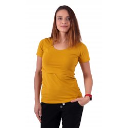 Jozanek Breastfeeding T-shirt Catherine short sleeved - mustard