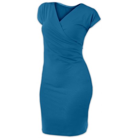 Jozanek Breastfeeding Dress - long sleeves - Elena - turquoise
