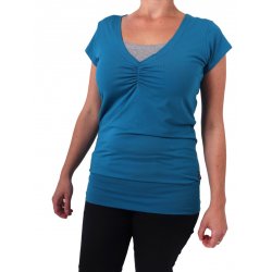 Jozanek Breast-feeding T-shirt Lea, short sleeves, dark turquoise