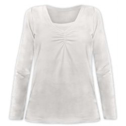 Jozanek Breast-feeding T-shirt Klaudie, long sleeves, cream