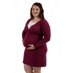 Jozanek Maternity and breast-feeding nightdress Lucie, CYCLAMEN