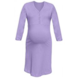Jozanek Maternity and breastfeeding nightdress with snap-button neckline Cecilie, LAVENDER