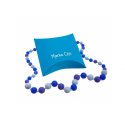 Silicone beads Mama Chic - royal blue - light blue